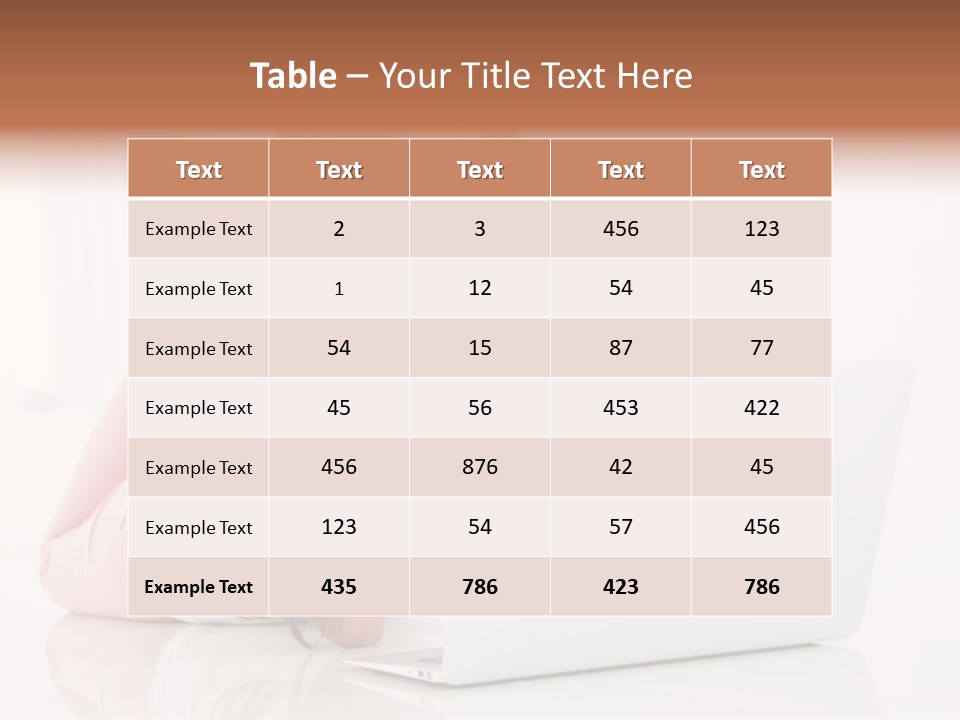 Young Technology Female PowerPoint Template