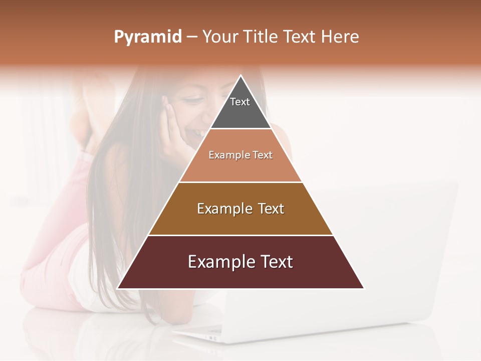 Young Technology Female PowerPoint Template