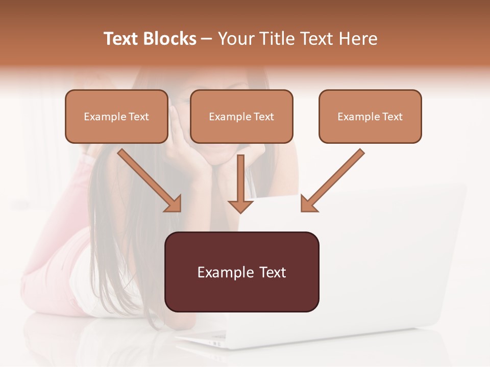 Young Technology Female PowerPoint Template