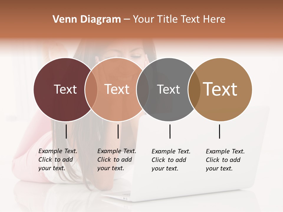 Young Technology Female PowerPoint Template