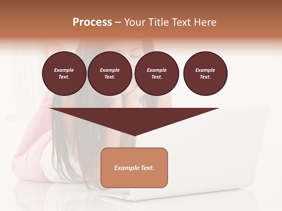 Young Technology Female PowerPoint Template