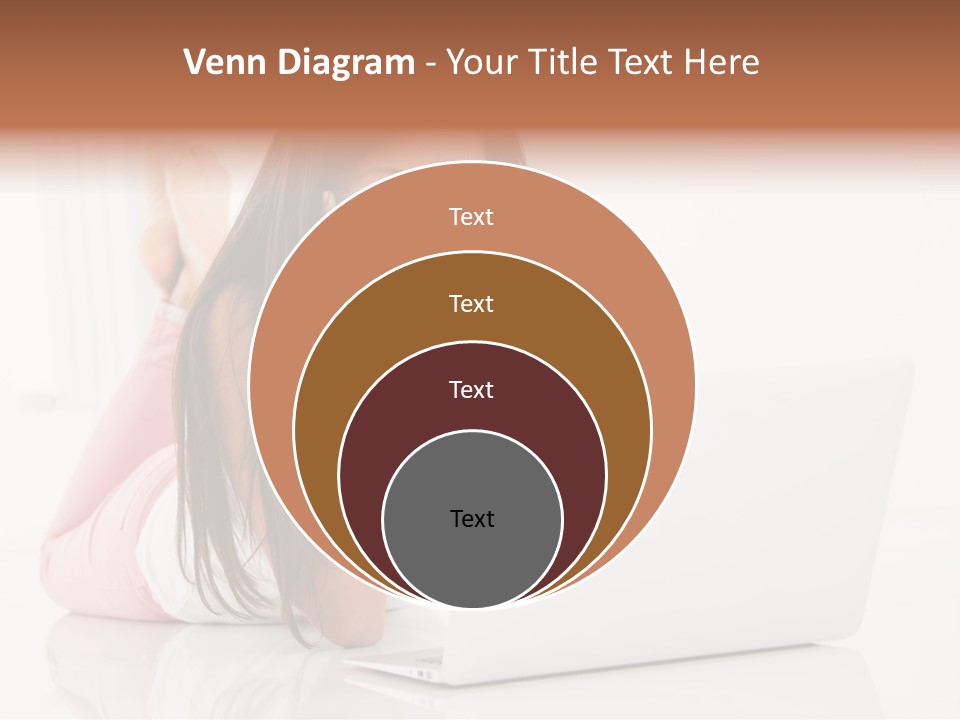 Young Technology Female PowerPoint Template