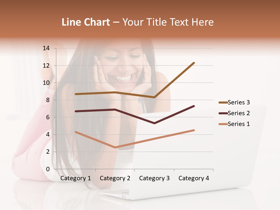 Young Technology Female PowerPoint Template