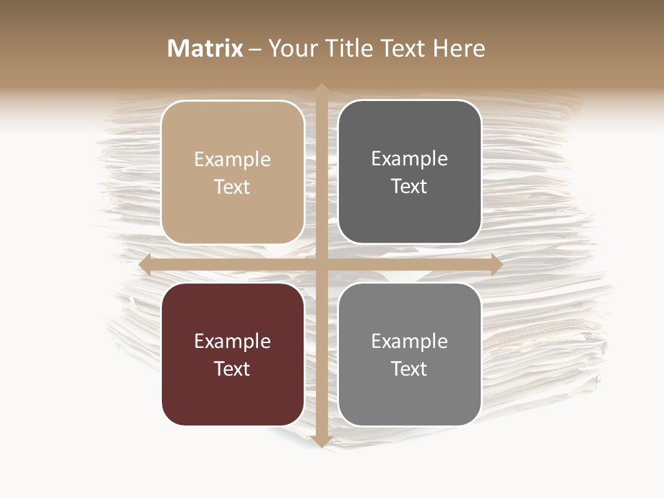 Excess Blank Background PowerPoint Template