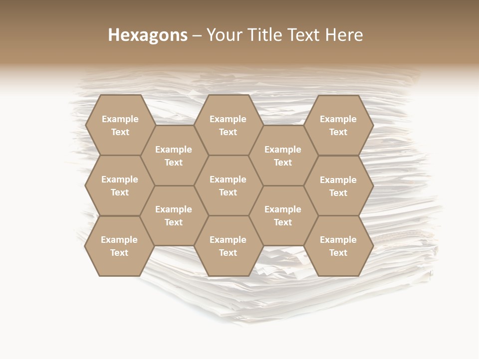 Excess Blank Background PowerPoint Template