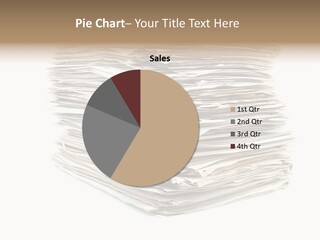 Excess Blank Background PowerPoint Template