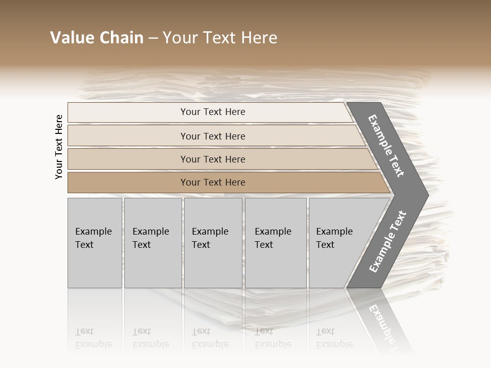 Excess Blank Background PowerPoint Template