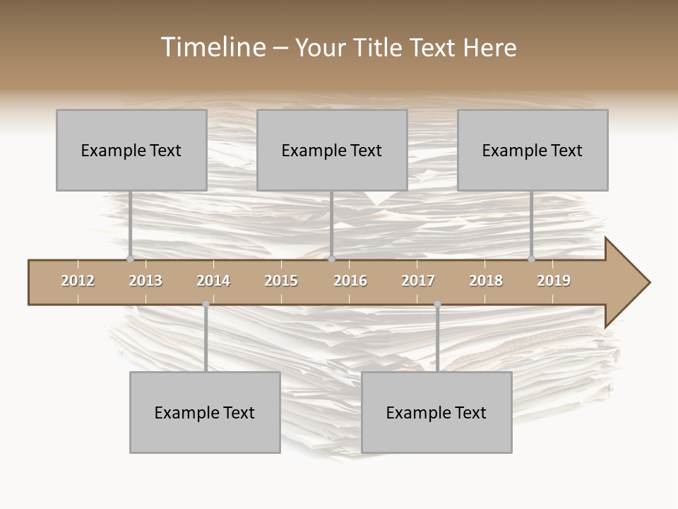 Excess Blank Background PowerPoint Template