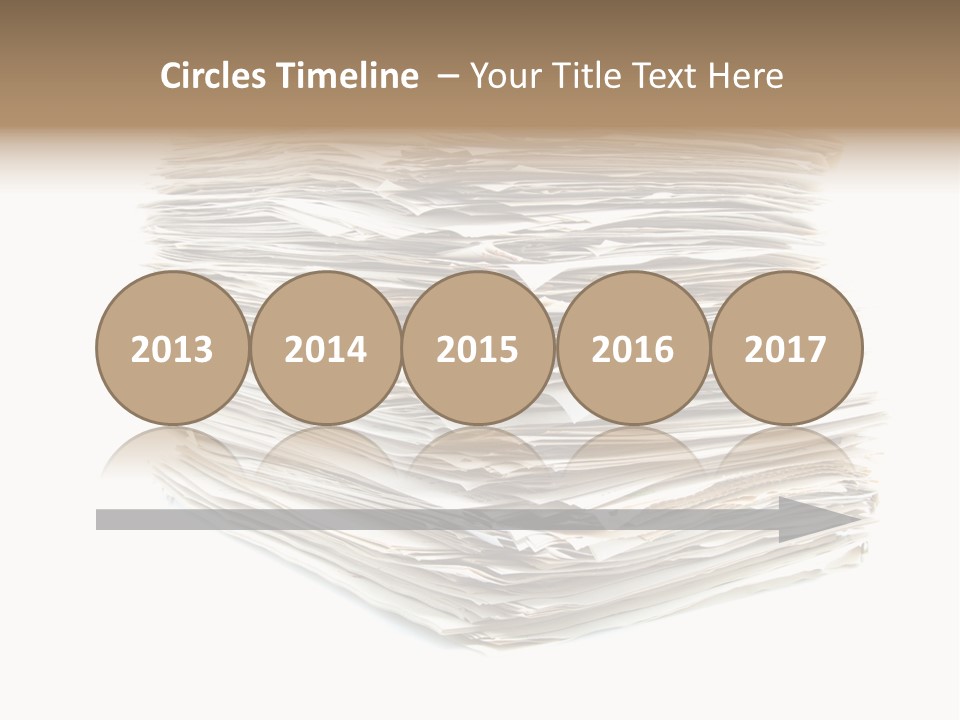 Excess Blank Background PowerPoint Template