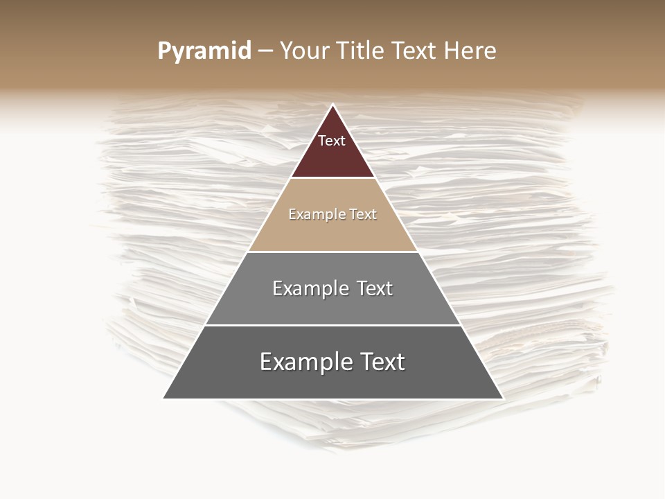 Excess Blank Background PowerPoint Template