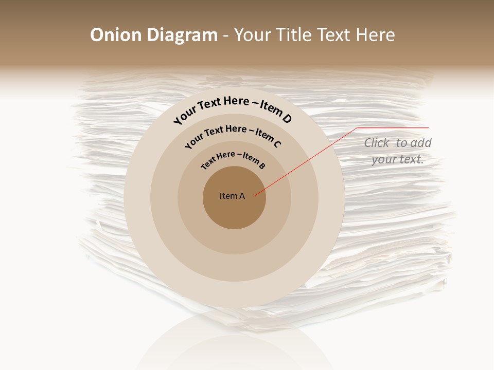 Excess Blank Background PowerPoint Template