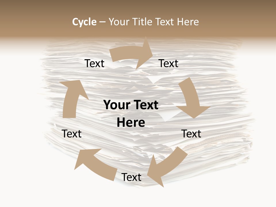 Excess Blank Background PowerPoint Template