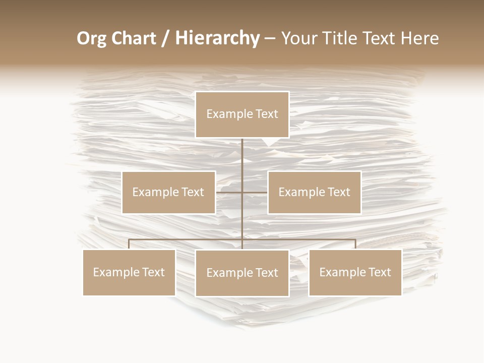 Excess Blank Background PowerPoint Template