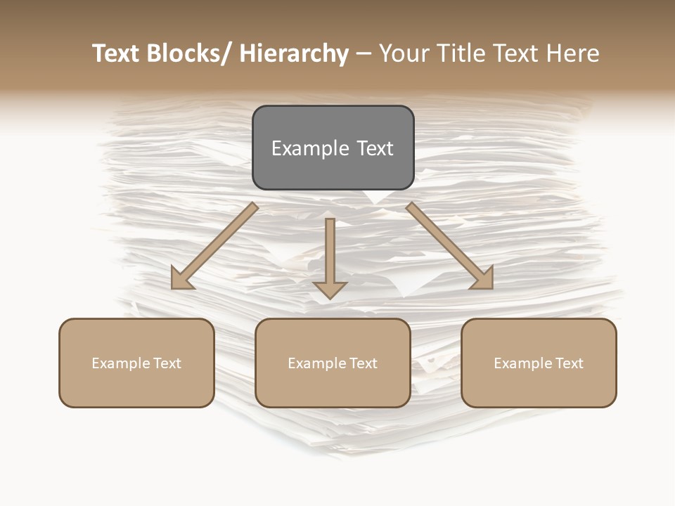 Excess Blank Background PowerPoint Template