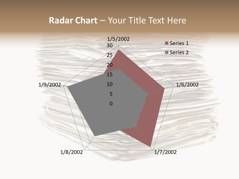 Excess Blank Background PowerPoint Template