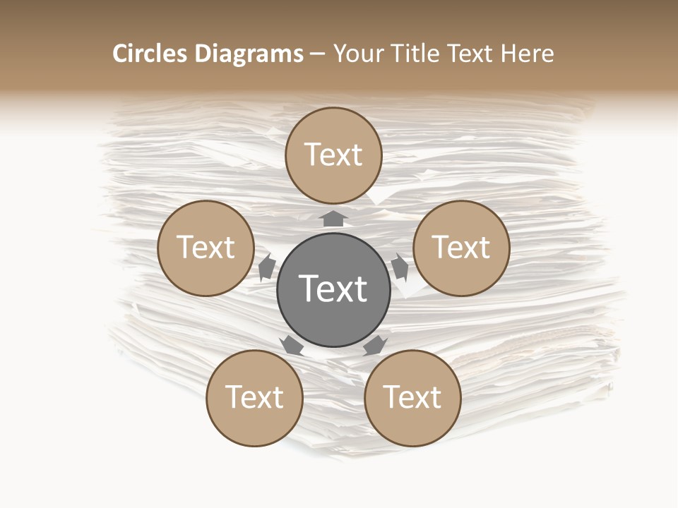 Excess Blank Background PowerPoint Template