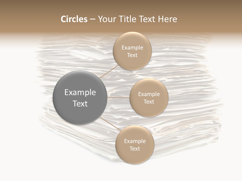 Excess Blank Background PowerPoint Template