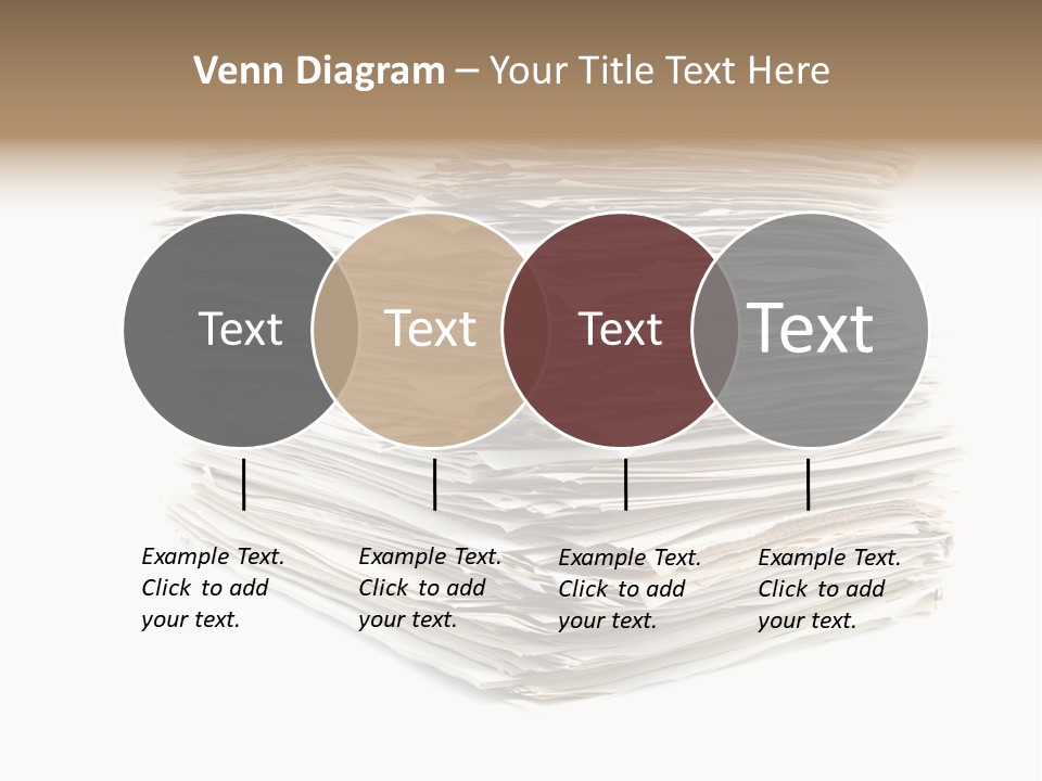 Excess Blank Background PowerPoint Template