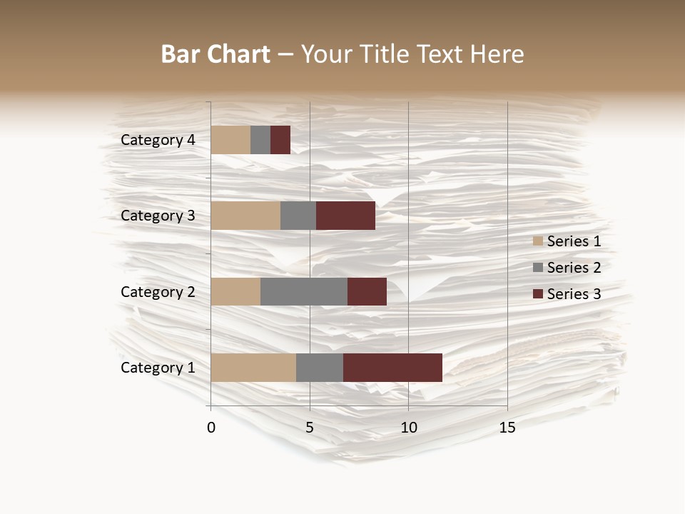 Excess Blank Background PowerPoint Template