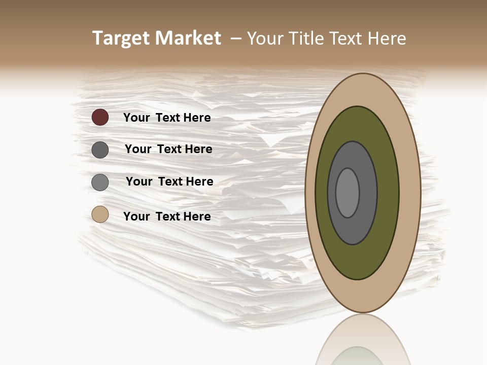 Excess Blank Background PowerPoint Template