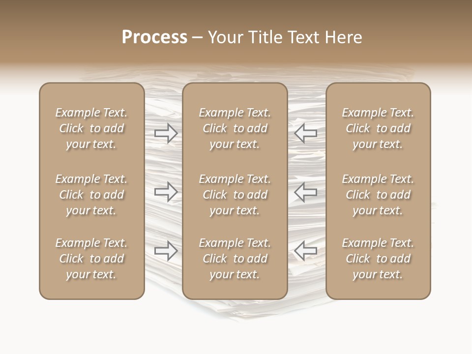 Excess Blank Background PowerPoint Template