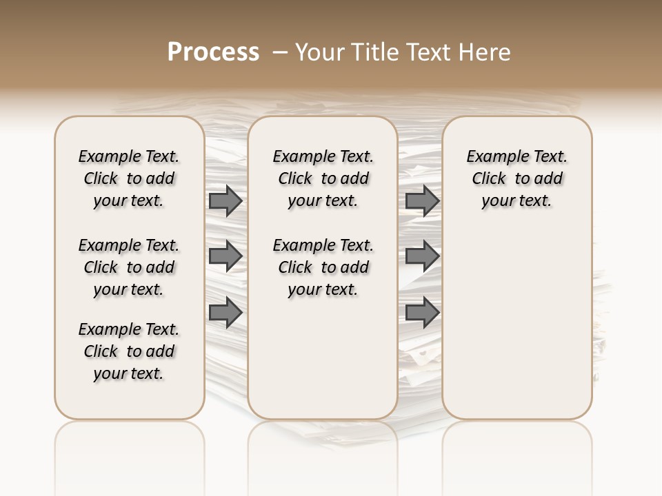 Excess Blank Background PowerPoint Template