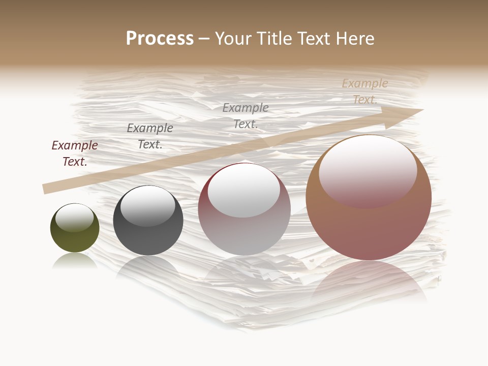 Excess Blank Background PowerPoint Template