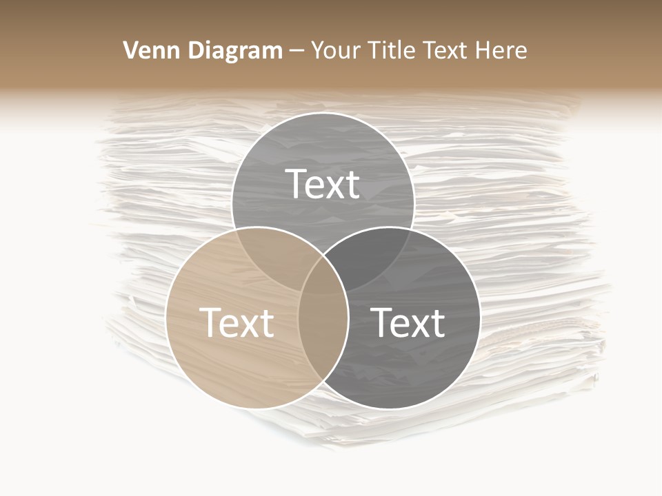 Excess Blank Background PowerPoint Template