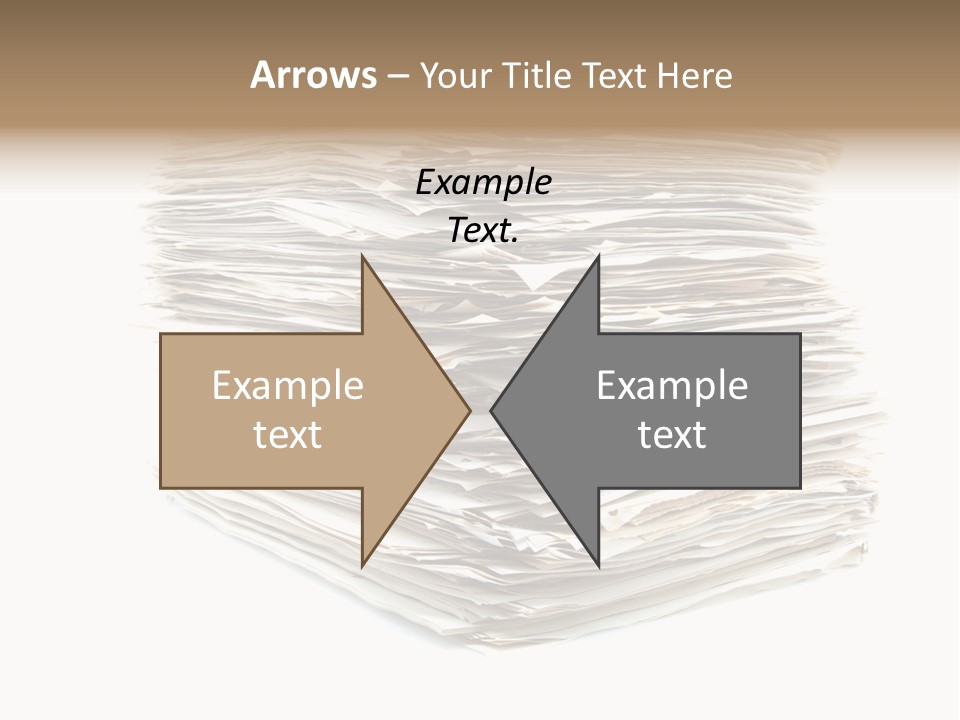 Excess Blank Background PowerPoint Template