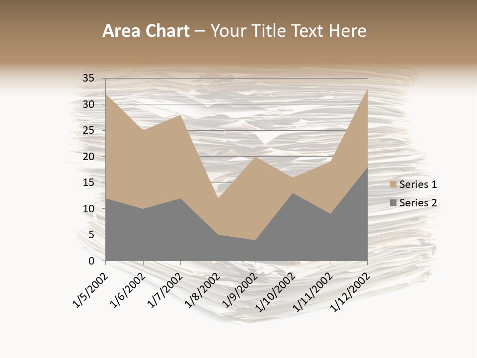 Excess Blank Background PowerPoint Template