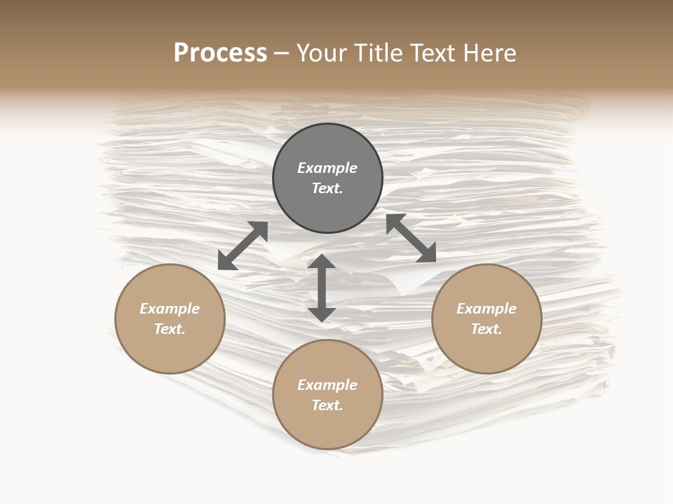 Excess Blank Background PowerPoint Template
