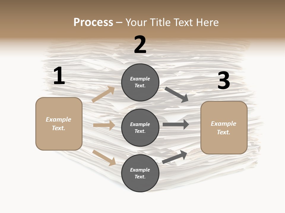 Excess Blank Background PowerPoint Template