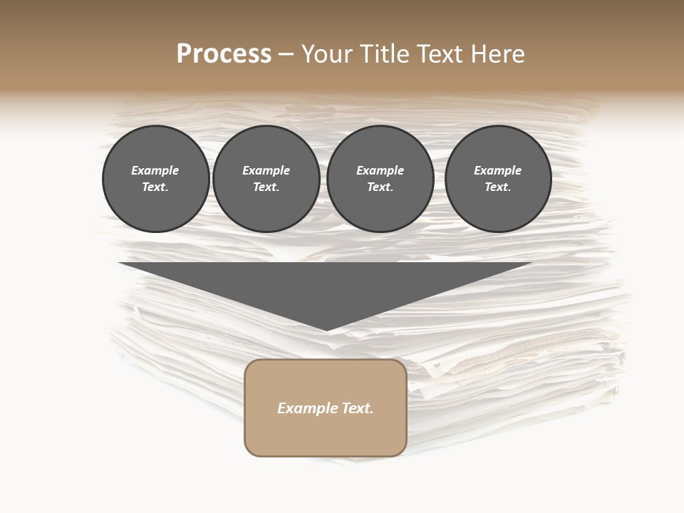 Excess Blank Background PowerPoint Template