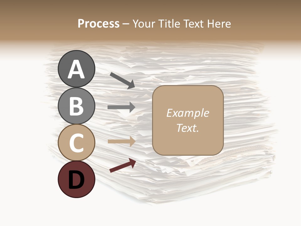 Excess Blank Background PowerPoint Template