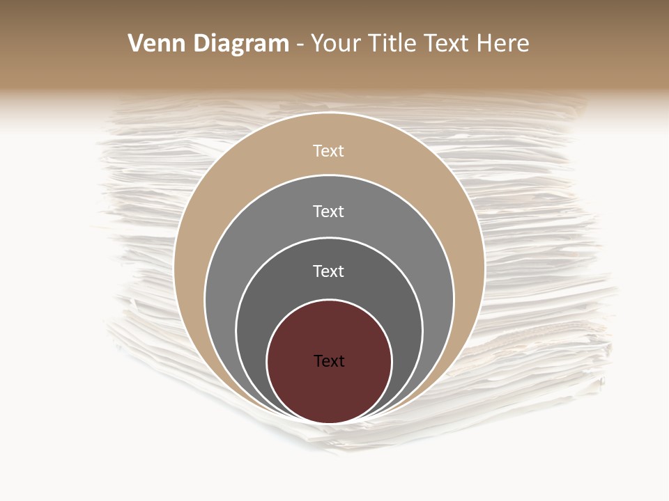 Excess Blank Background PowerPoint Template