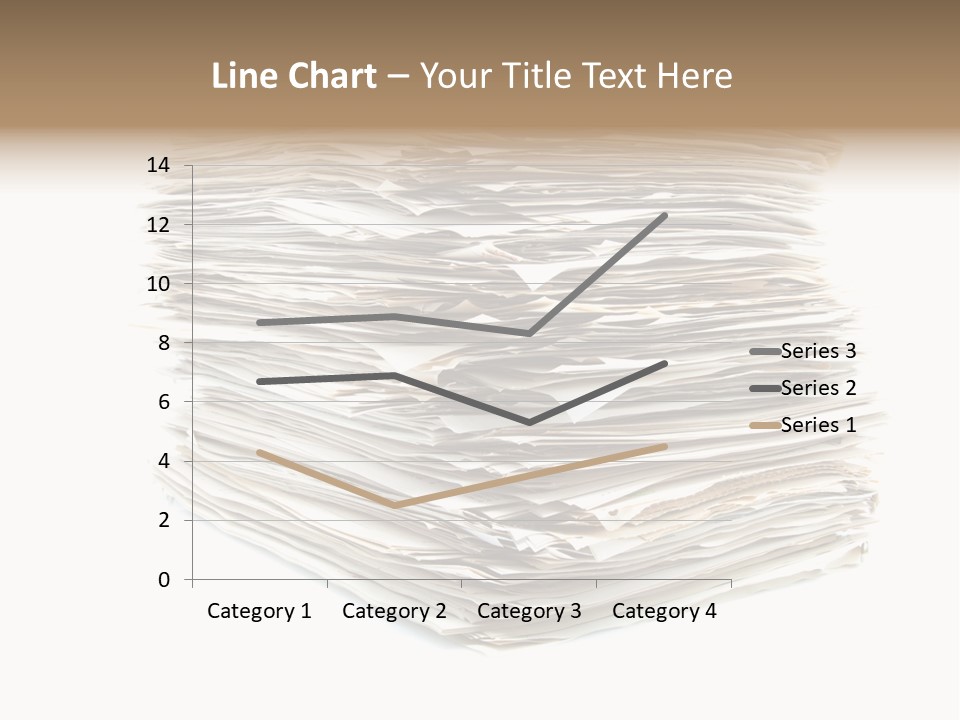 Excess Blank Background PowerPoint Template