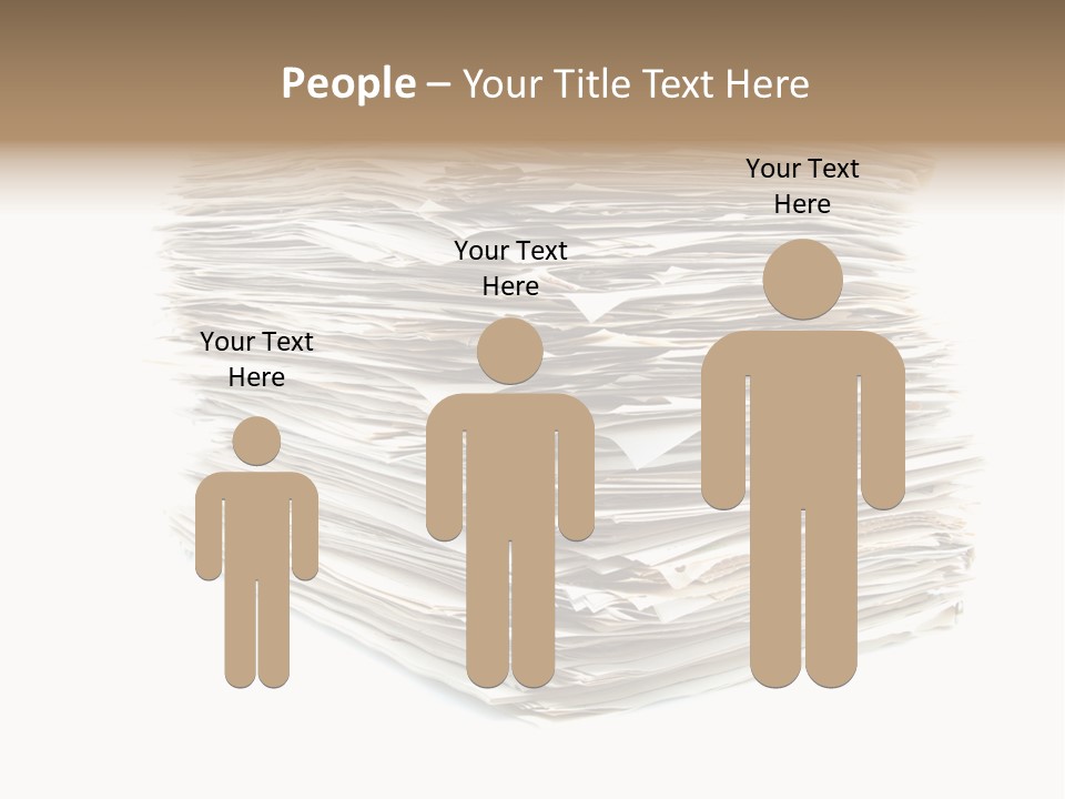 Excess Blank Background PowerPoint Template