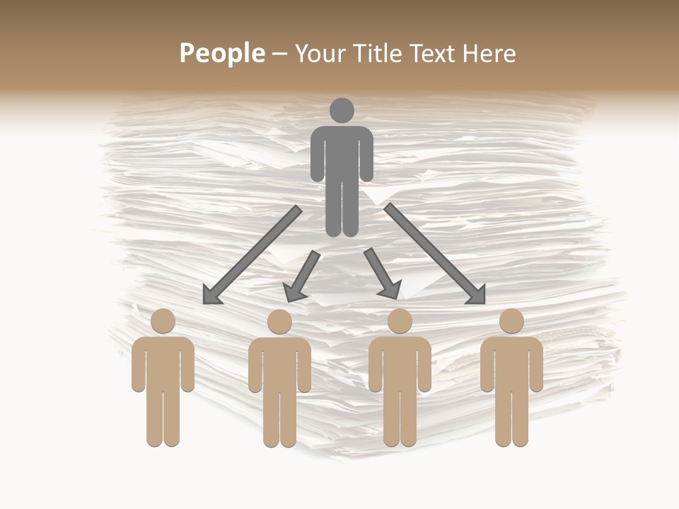 Excess Blank Background PowerPoint Template