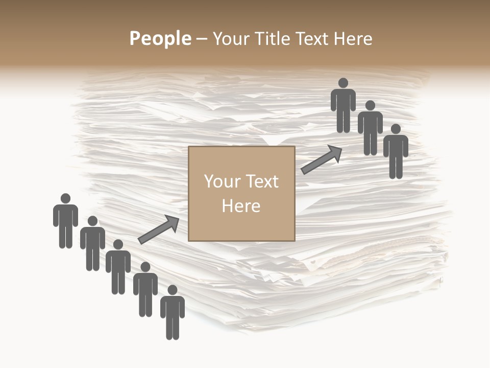 Excess Blank Background PowerPoint Template