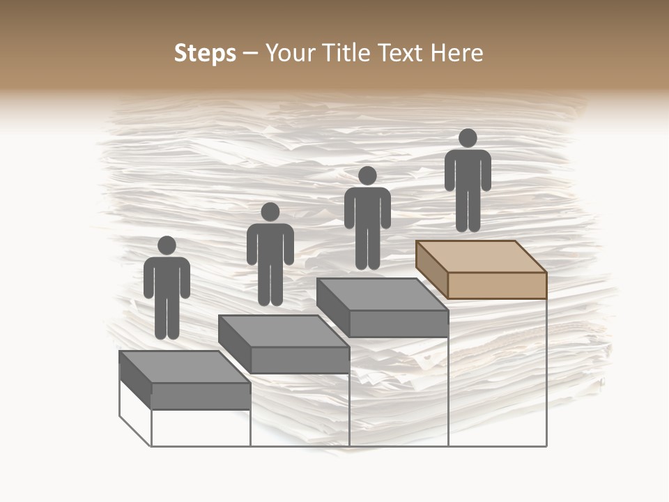 Excess Blank Background PowerPoint Template