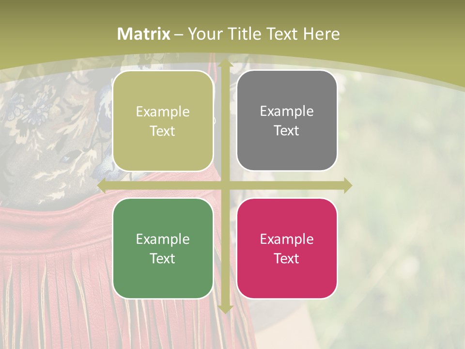 Look Stylish Grass PowerPoint Template