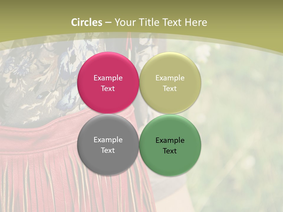 Look Stylish Grass PowerPoint Template