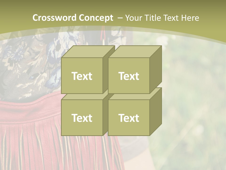 Look Stylish Grass PowerPoint Template