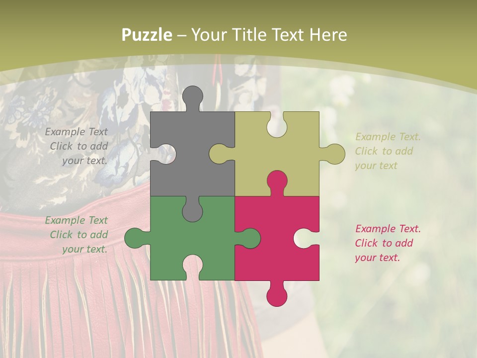 Look Stylish Grass PowerPoint Template