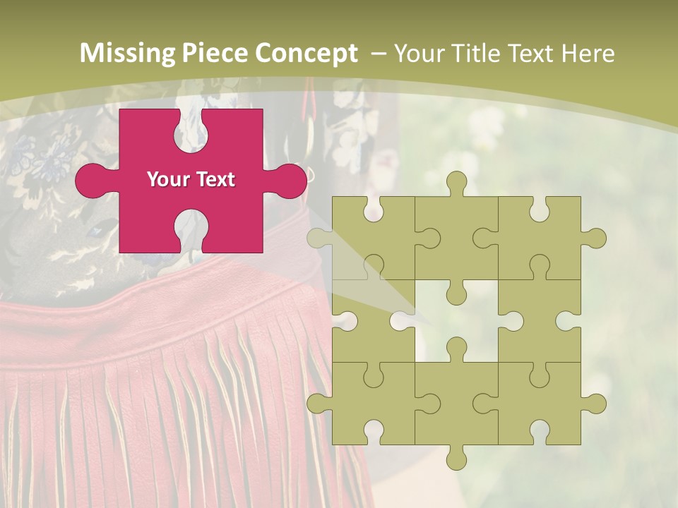 Look Stylish Grass PowerPoint Template