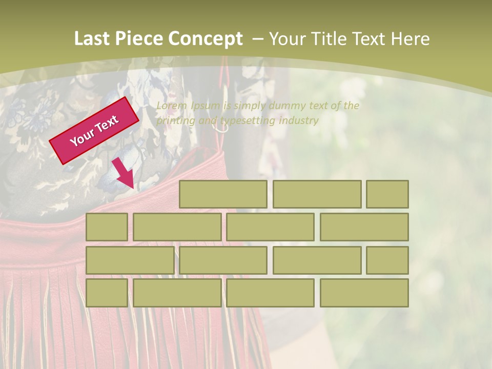 Look Stylish Grass PowerPoint Template