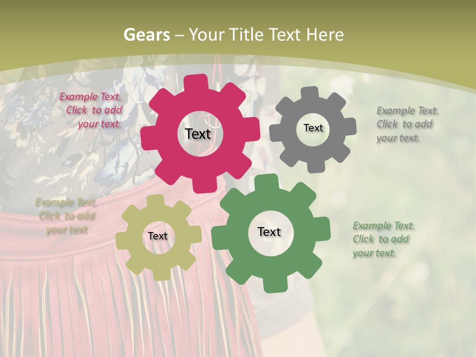 Look Stylish Grass PowerPoint Template