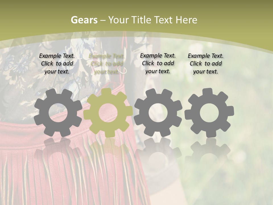 Look Stylish Grass PowerPoint Template