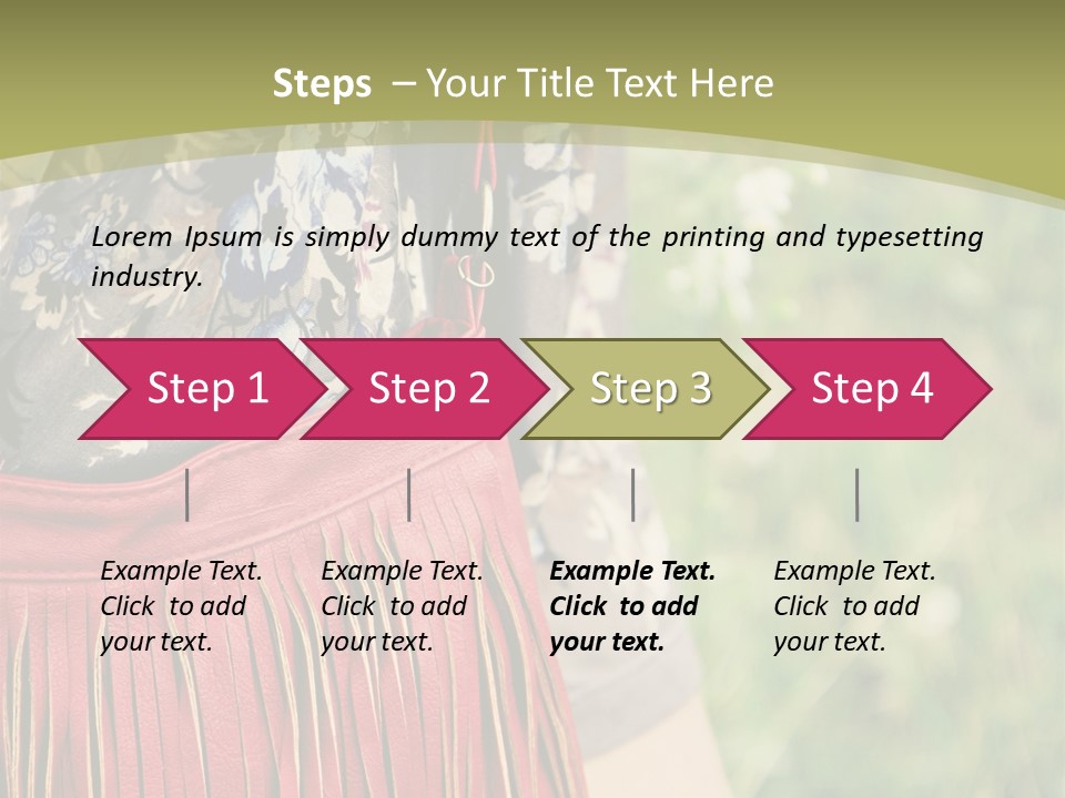 Look Stylish Grass PowerPoint Template