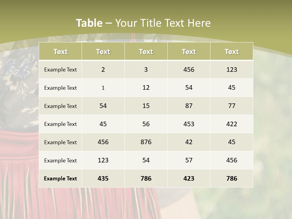 Look Stylish Grass PowerPoint Template